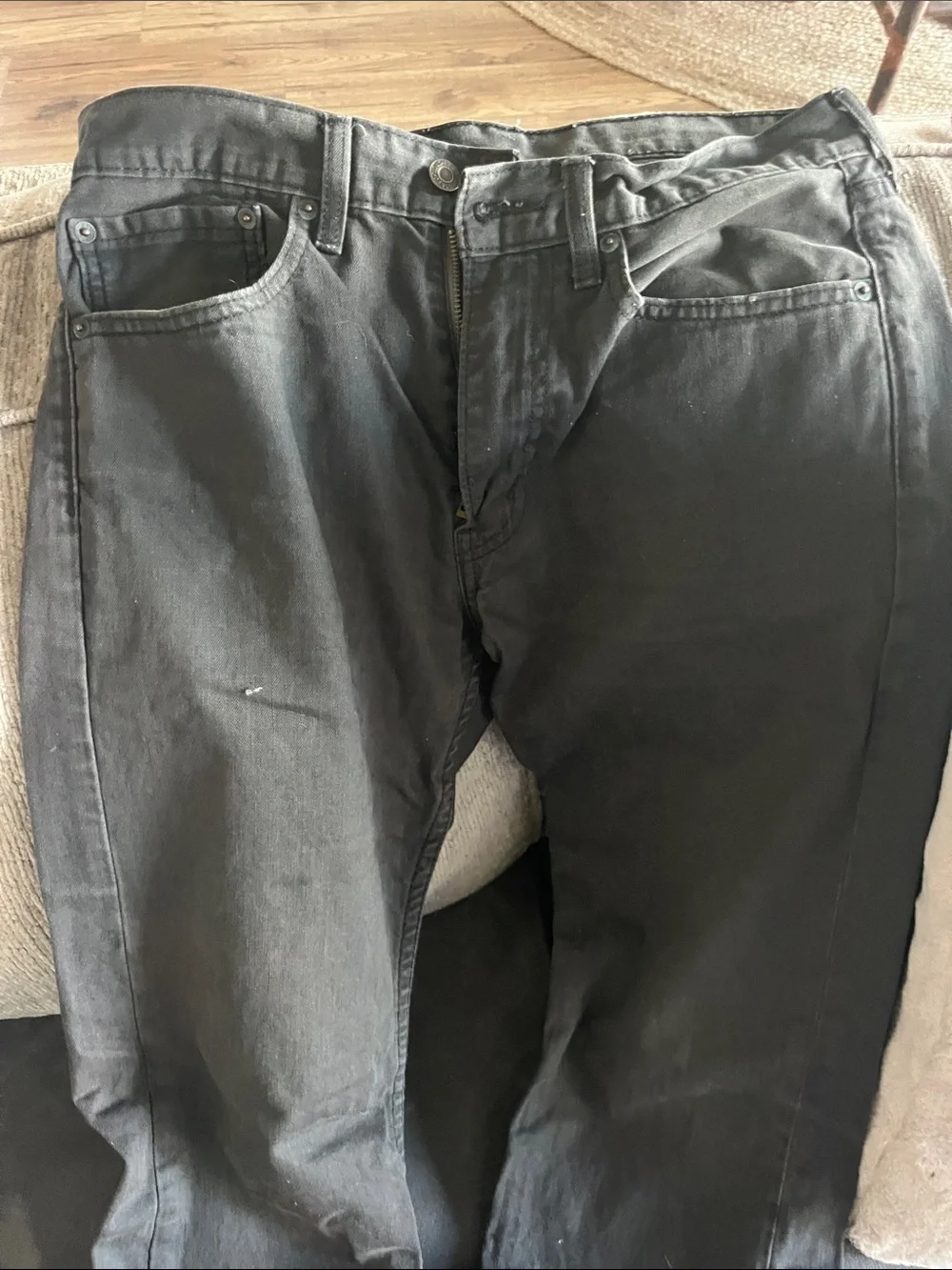 Levi's Men's Gray Slim Straight Jeans